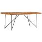 Preview: Esstisch 180 x 90 x 76 cm Massivholz Akazie