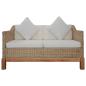 Preview: 2-Sitzer-Sofa mit Kissen Natürliches Rattan