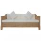 Preview: 3-Sitzer-Sofa mit Kissen Natürliches Rattan