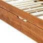 Preview: Ausziehsofa Bettgestell Honigbraun Kiefernholz 90×200 cm