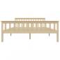 Preview: Massivholzbett Helles Holz Kiefernholz 160x200 cm 