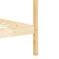 Preview: Himmelbett-Gestell Massivholz Kiefer 100 x 200 cm