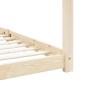 Preview: Kinder-Bettgestell Massivholz Kiefer 70 x 140 cm