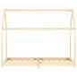 Preview: Kinder-Bettgestell Massivholz Kiefer 90 x 200 cm