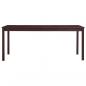 Preview: Esstisch Dunkelbraun 180 x 90 x 73 cm Kiefernholz