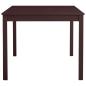 Preview: Esstisch Dunkelbraun 180 x 90 x 73 cm Kiefernholz