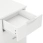 Preview: Sideboard Hochglanz-Weiß 71x35x80 cm Holzwerkstoff