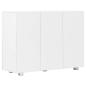 Preview: Sideboard Hochglanz-Weiß 107x35x80,5 cm