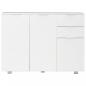 Preview: Sideboard Hochglanz-Weiß 107x35x80,5 cm