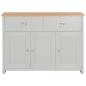 Preview: Sideboard Grau 112x35x81 cm