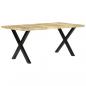 Preview: Esstisch 180×90×76 cm Mango Massivholz
