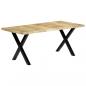 Preview: Esstisch 180×90×76 cm Mango Massivholz
