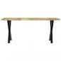 Preview: Esstisch 180×90×76 cm Mango Massivholz