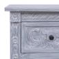 Preview: Sideboard mit 2 Schubladen 90 x 30 x 60 cm Massivholz Mahagoni