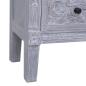 Preview: Sideboard mit 2 Schubladen 90 x 30 x 60 cm Massivholz Mahagoni