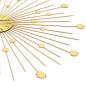 Preview: Wanduhr Metall 70 cm Golden