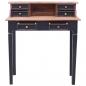 Preview: Schreibtisch mit Schubladen 90x50x101 cm Altholz Massiv