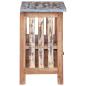 Preview: Nachttisch 41x30x50 cm Altholz Massiv