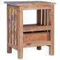 Preview: Nachttisch 41x30x50 cm Altholz Massiv