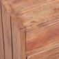 Preview: Nachttisch mit 3 Schubladen 35x25x35 cm Altholz Massiv