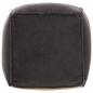 Preview: Pouf Baumwollsamt 40x40x40 cm Anthrazit