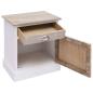 Preview: Nachttische 2 Stk. 38x28x45 cm Paulownia Holz