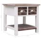 Preview: Beistelltisch Braun 40x40x40 cm Paulownia Holz