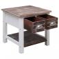 Preview: Beistelltisch Braun 40x40x40 cm Paulownia Holz