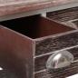 Preview: Beistelltisch Braun 40x40x40 cm Paulownia Holz