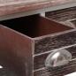 Preview: Beistelltisch Braun 40x40x40 cm Paulownia Holz