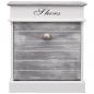 Preview: Schuhschrank Grau 50 x 28 x 58 cm Paulownia Holz