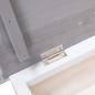 Preview: Schuhschrank Grau 50 x 28 x 58 cm Paulownia Holz