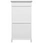 Preview: Schuhschrank Grau 50 x 28 x 98 cm Paulownia Holz