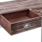 Preview: Konsolentisch Braun 90×30×77 cm Holz