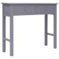 Preview: Konsolentisch Grau 90×30×77 cm Holz