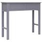 Preview: Konsolentisch Grau 90×30×77 cm Holz
