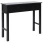 Preview: ARDEBO.de - Konsolentisch Schwarz 90 × 30 × 77 cm Holz