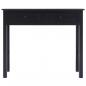 Preview: Konsolentisch Schwarz 90 × 30 × 77 cm Holz