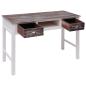 Preview: Schreibtisch Braun 110 × 45 × 76 cm Holz