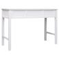 Preview: Schreibtisch Weiß 110×45×76 cm Holz