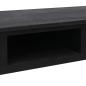 Preview: Konsolentisch Schwarz 110 x 45 x 76 cm Holz
