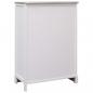 Preview: Sideboard mit 10 Schubladen Grau 113x30x79 cm Holz