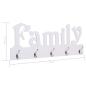 Preview: Wandgarderobe FAMILY 74 x 29,5 cm