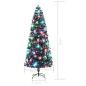 Preview: Weihnachtsbaum mit Beleuchtung und Ständer 240 cm Glasfaser