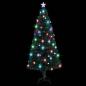 Preview: Weihnachtsbaum mit Beleuchtung und Ständer 180 cm Glasfaser