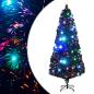 Preview: Weihnachtsbaum mit Beleuchtung und Ständer 210 cm Glasfaser
