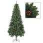 Preview: ARDEBO.de - Künstlicher Weihnachtsbaum mit Kiefernzapfen Grün 210 cm