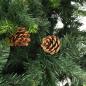 Preview: Künstlicher Weihnachtsbaum mit Kiefernzapfen Grün 210 cm