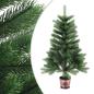 Preview: Künstlicher Weihnachtsbaum Naturgetreue Nadeln 90 cm Grün