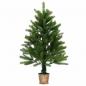 Preview: Künstlicher Weihnachtsbaum Naturgetreue Nadeln 90 cm Grün